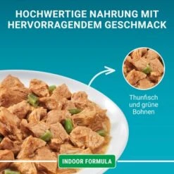 Purina ONE Indoor Formula Mit Thunfisch & Grünen Bohnen 26x85g -Katzenbedarfs geschäft 015205ec8580c13acff07606ebc264979db155ee 1099273 de DE purina one 5