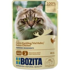 BOZITA Pouch Häppchen In Soße 12x85g Hühnchen