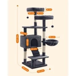 FEANDREA Katzenbaum 142cm Hellgrau Dunkelgrau -Katzenbedarfs geschäft 059871d394f4bd886f46e449fabc20aa7dda1d24 1483569 de DE 9222f46df457e5e7ecd9d94b145499650b067237eh2ZYP