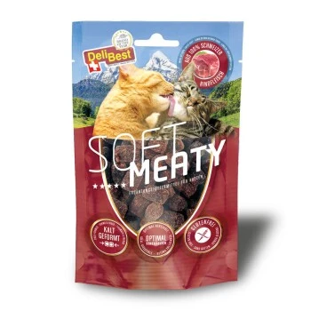 DeliBest Soft Meaty 4x100g Rind 3 DeliBest Soft Meaty 4x100g Rind