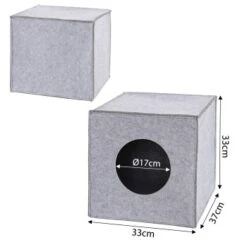 Lionto Katzenhöhle Aus Filz, Regalhöhle Hellgrau -Katzenbedarfs geschäft 1ed13ed0757f7f4e2c5051223c2a889b2c929df5 1657088 de DE b9210a5d4d924d2c97d1ab7e831cf2267d1a39712inuF4