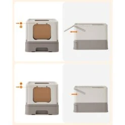 FEANDREA Katzentoilette, Mit Deckel Grau -Katzenbedarfs geschäft 523bb716edc5a3f31f61492311643f04e0e70b77 1483585 de DE 77290ba9ddd0334acd592f96597fad4f548b2e0bOBwZxn