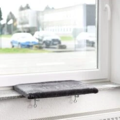 Canadian Cat Company Fensterliege Snuggly Place M Anthrazit