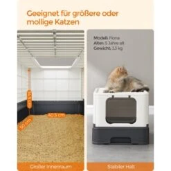 FEANDREA Katzentoilette, Mit Deckel Schwarz -Katzenbedarfs geschäft 6c21a487bee4d26f21627677ab7423c275b0f596 1665868 de DE bf85fd088ee12933c216fb6b4954d16f09ba1a45MkGS0J