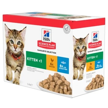 Hill's Science Plan Kitten Multipack Mit Huhn Und Seefisch 12x85 G 3 Hill's Science Plan Kitten Multipack Mit Huhn Und Seefisch 12x85 G