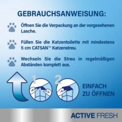 CATSAN Active Fresh Klumpstreu 8 L -Katzenbedarfs geschäft 76f4d4c832f1bb548aee3a571afb8b9a505bce8e 1276805 5