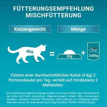Purina ONE Sterilcat 26x85g Mit Truthahn Und Grünen Bohnen 4 Purina ONE Sterilcat 26x85g Mit Truthahn Und Grünen Bohnen – Bild 2