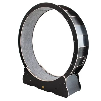 Canadian Cat Company Katzenlaufrad Aus Holz XL Schwarz 3 Canadian Cat Company Katzenlaufrad Aus Holz XL Schwarz