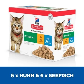 Hill's Science Plan Kitten Multipack Mit Huhn Und Seefisch 12x85 G 6 Hill's Science Plan Kitten Multipack Mit Huhn Und Seefisch 12x85 G – Bild 4