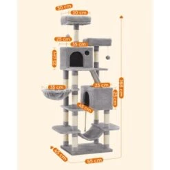 FEANDREA Katzenbaum 168cm Rauchgrau Hellgrau -Katzenbedarfs geschäft f6718a8a00fe387457d50a84a93b6303a806178c 1483584 de DE 15026617bff5b7c7fb5763733b428eb396153586Q3isT2