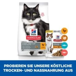 Hill's Science Plan Sterilised Mature Adult 7+ Mit Huhn 1,5 Kg -Katzenbedarfs geschäft fa5f368ec2609de848f55924faeeaa1e2b69a967 52742935300 7